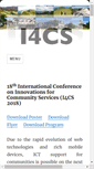 Mobile Screenshot of i4cs-conference.org